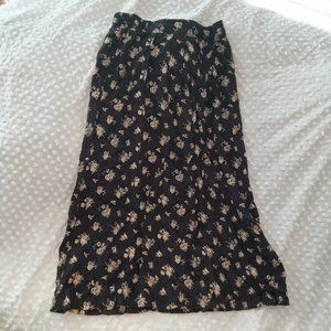 Vintage Norton McNaughton size 10 floral long skirt